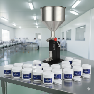 Manuel Pnömatik Krem, Macun, Bal, Pekmez ve Jel Dolum Makinesi